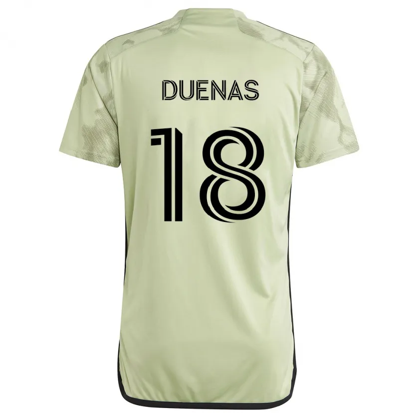 Danxen Kid Érik Dueñas #18 Light Green Away Jersey 2024/25 T-Shirt