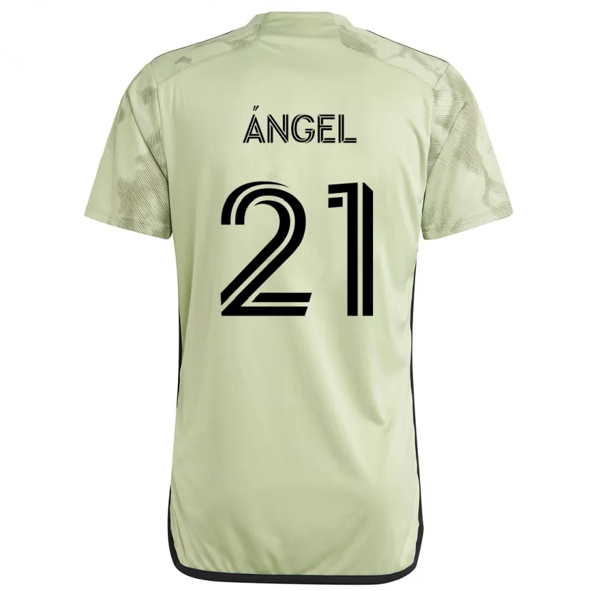 Danxen Kid Tomás Ángel #21 Light Green Away Jersey 2024/25 T-Shirt