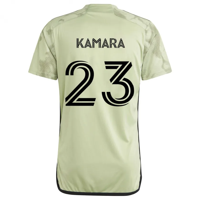 Danxen Kid Kei Kamara #23 Light Green Away Jersey 2024/25 T-Shirt