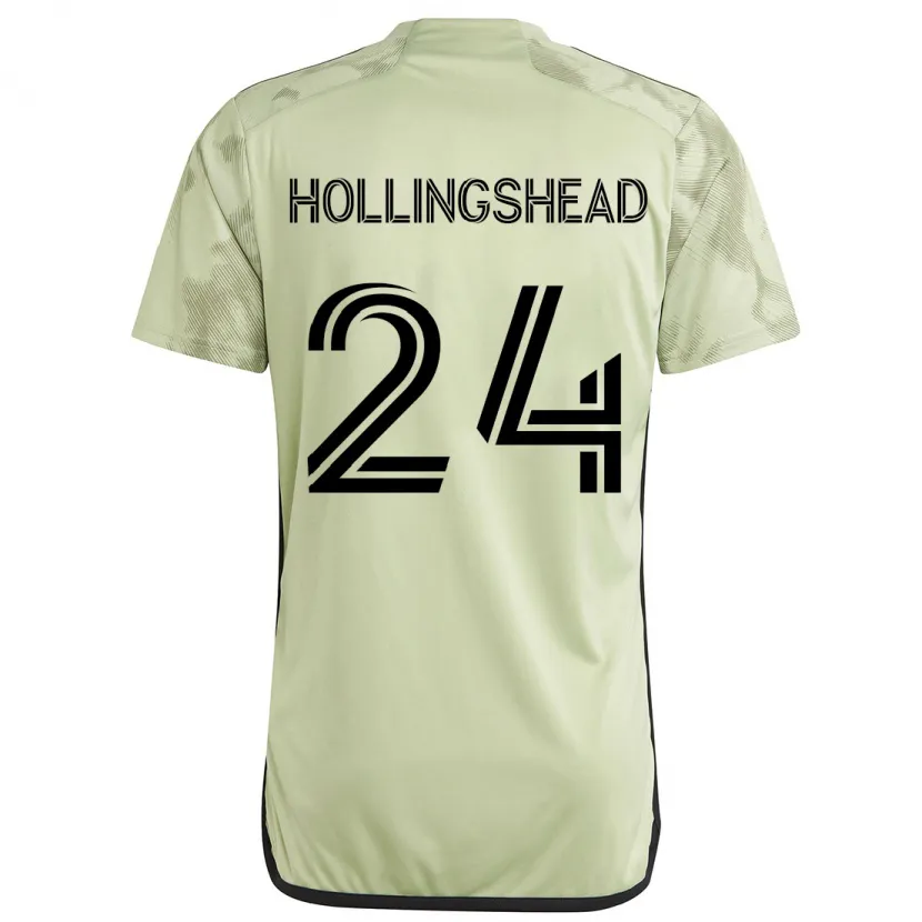 Danxen Kid Ryan Hollingshead #24 Light Green Away Jersey 2024/25 T-Shirt