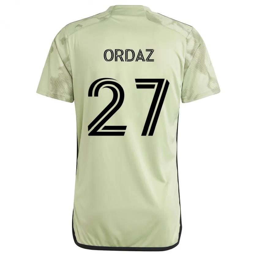 Danxen Kid Nathan Ordaz #27 Light Green Away Jersey 2024/25 T-Shirt