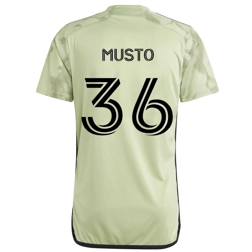 Danxen Kid Tommy Musto #36 Light Green Away Jersey 2024/25 T-Shirt