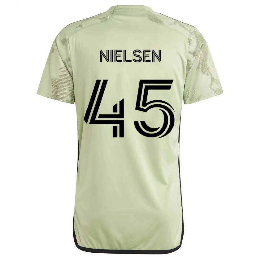 Danxen Kid Kenny Nielsen #45 Light Green Away Jersey 2024/25 T-Shirt