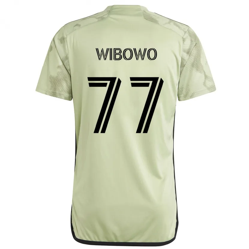 Danxen Kid Adrian Wibowo #77 Light Green Away Jersey 2024/25 T-Shirt