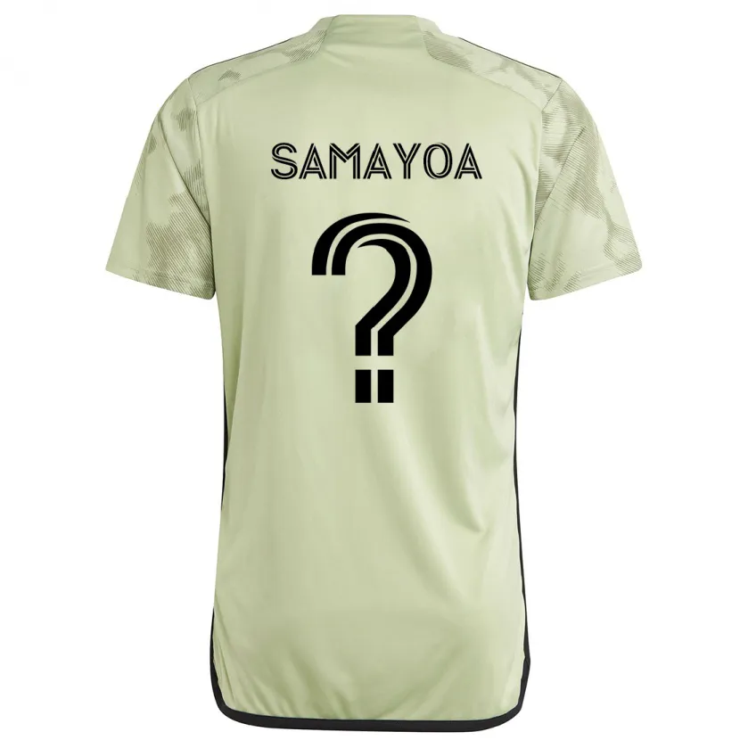 Danxen Kid Adriano Samayoa #0 Light Green Away Jersey 2024/25 T-Shirt