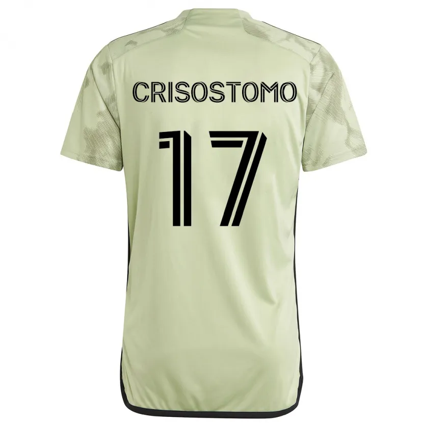 Danxen Kid Danny Crisostomo #17 Light Green Away Jersey 2024/25 T-Shirt