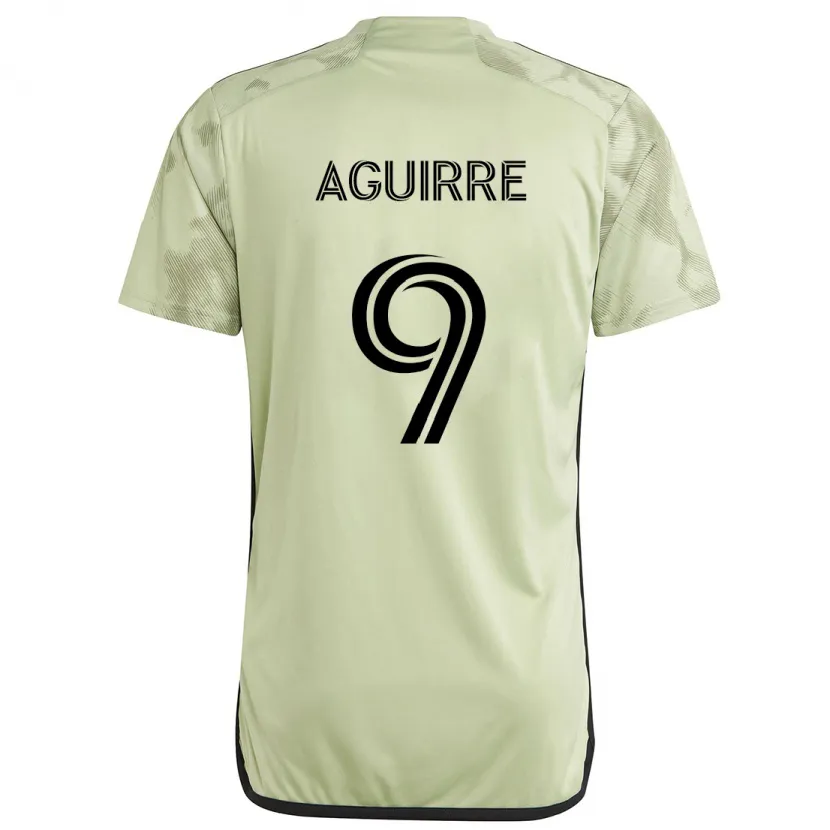 Danxen Kid Dustin Aguirre #9 Light Green Away Jersey 2024/25 T-Shirt