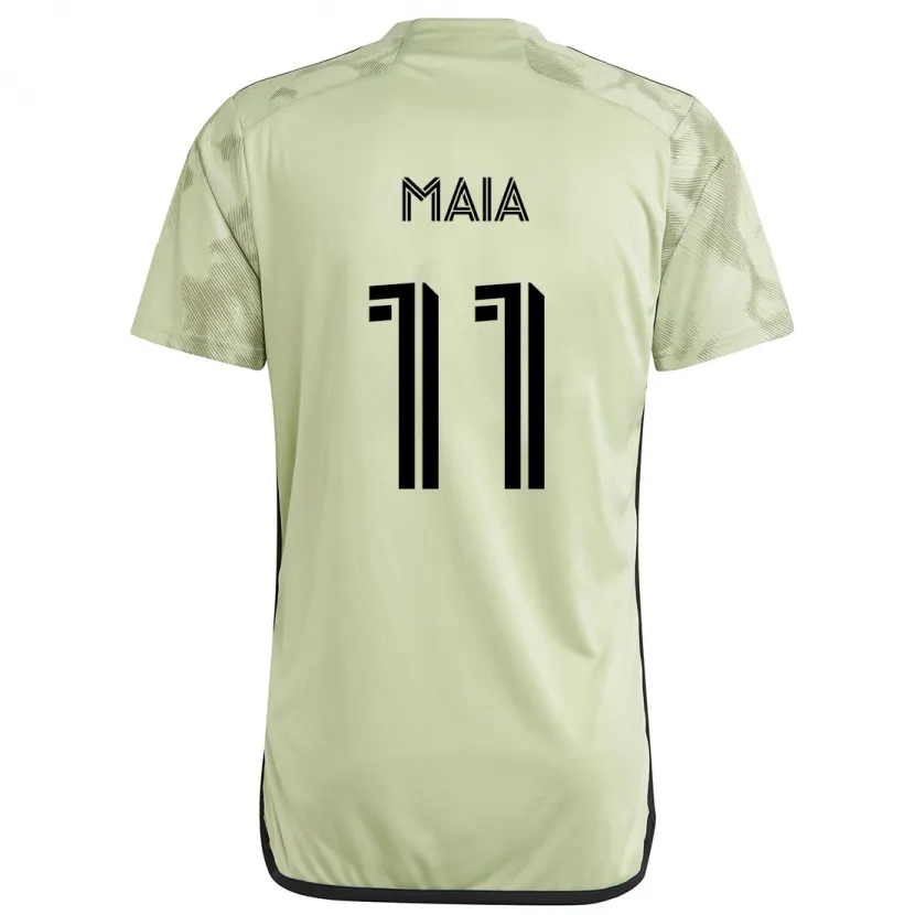 Danxen Kid Matheus Maia #11 Light Green Away Jersey 2024/25 T-Shirt