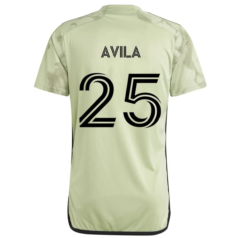 Danxen Kid Armando Avila #25 Light Green Away Jersey 2024/25 T-Shirt