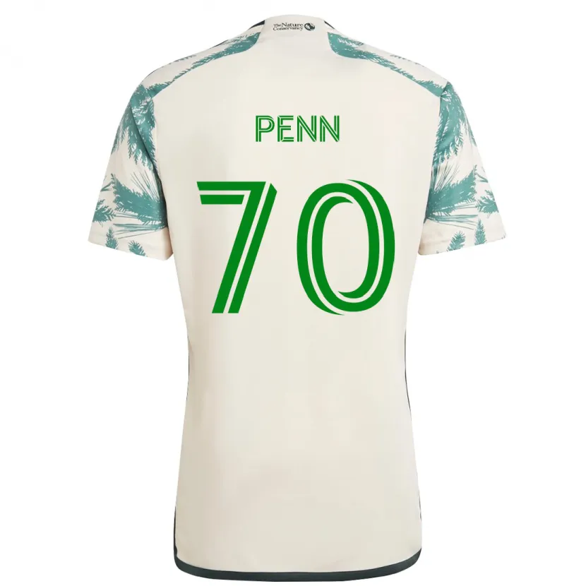 Danxen Kid Josh Penn #70 Beige Brown Away Jersey 2024/25 T-Shirt