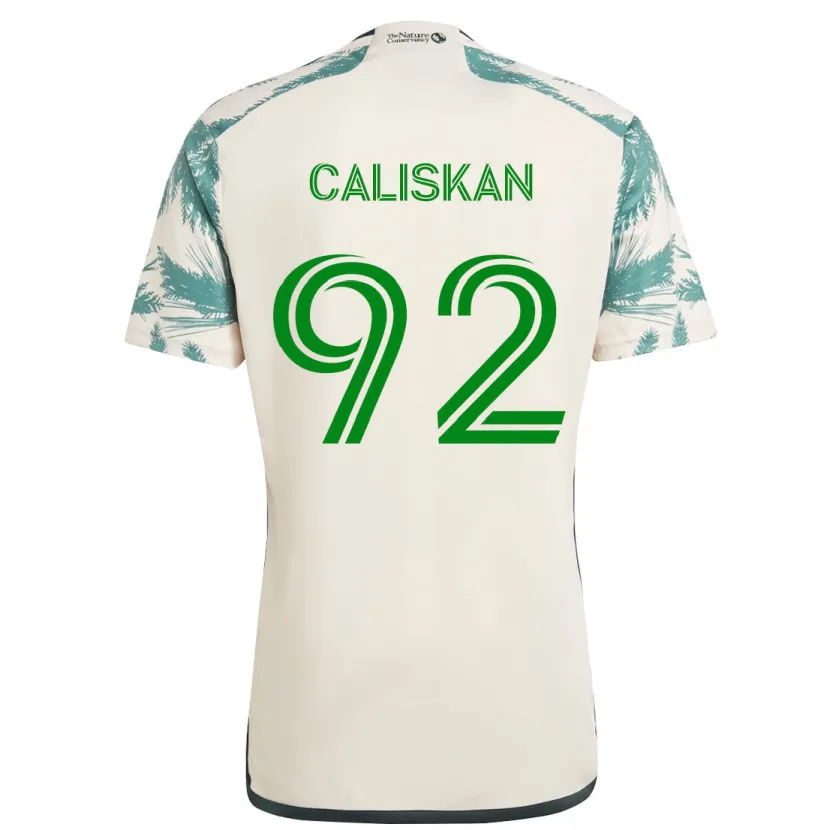 Danxen Kid Noel Caliskan #92 Beige Brown Away Jersey 2024/25 T-Shirt