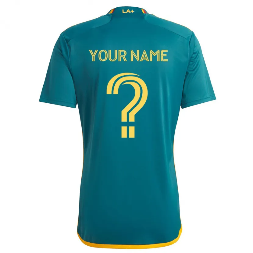 Danxen Kid Your Name #0 Green Yellow Away Jersey 2024/25 T-Shirt