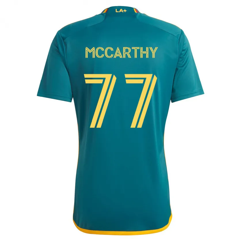 Danxen Kid John Mccarthy #77 Green Yellow Away Jersey 2024/25 T-Shirt