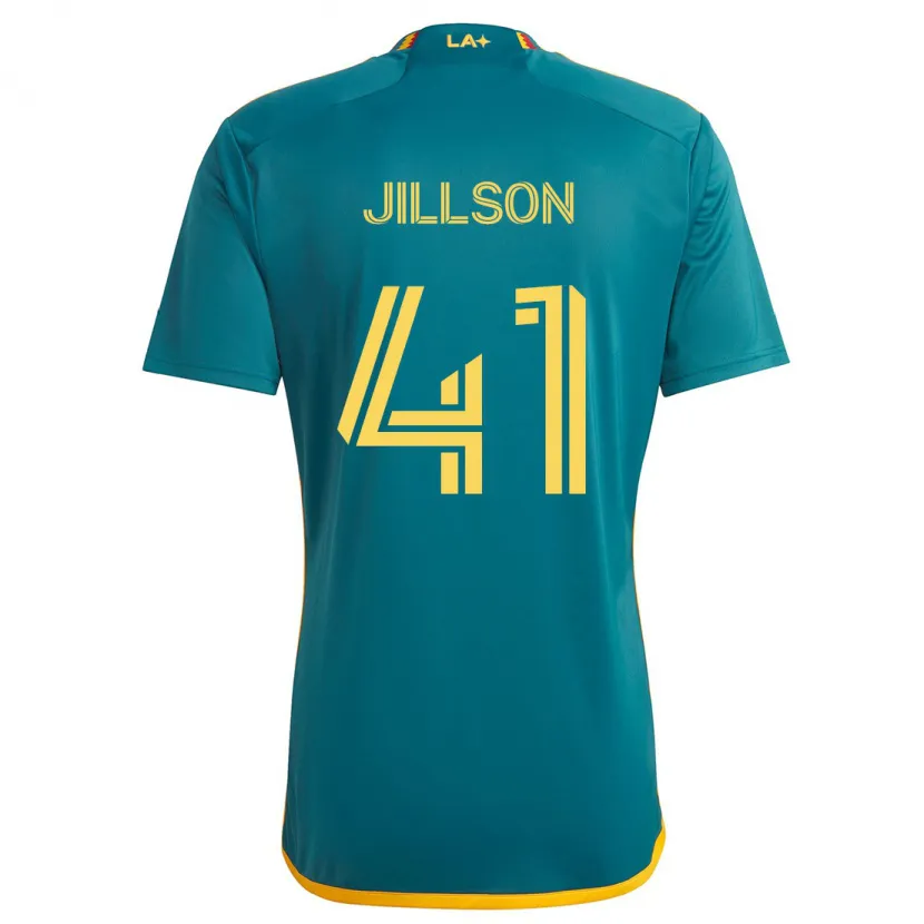 Danxen Kid Simon Jillson #41 Green Yellow Away Jersey 2024/25 T-Shirt