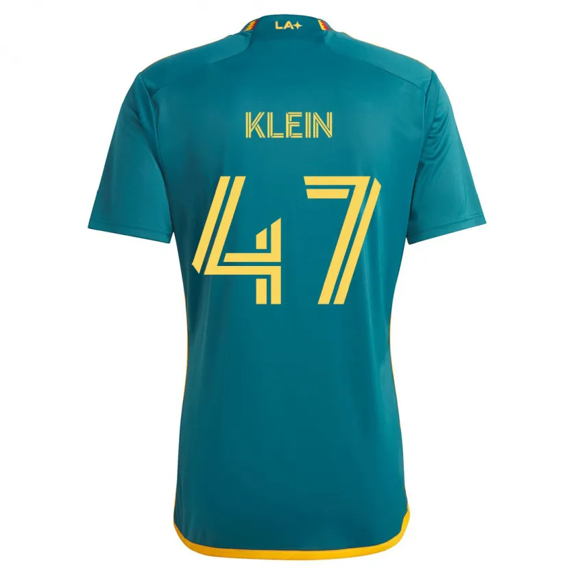 Danxen Kid Carson Klein #47 Green Yellow Away Jersey 2024/25 T-Shirt