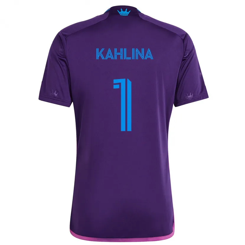 Danxen Kid Kristijan Kahlina #1 Purple Blue Away Jersey 2024/25 T-Shirt