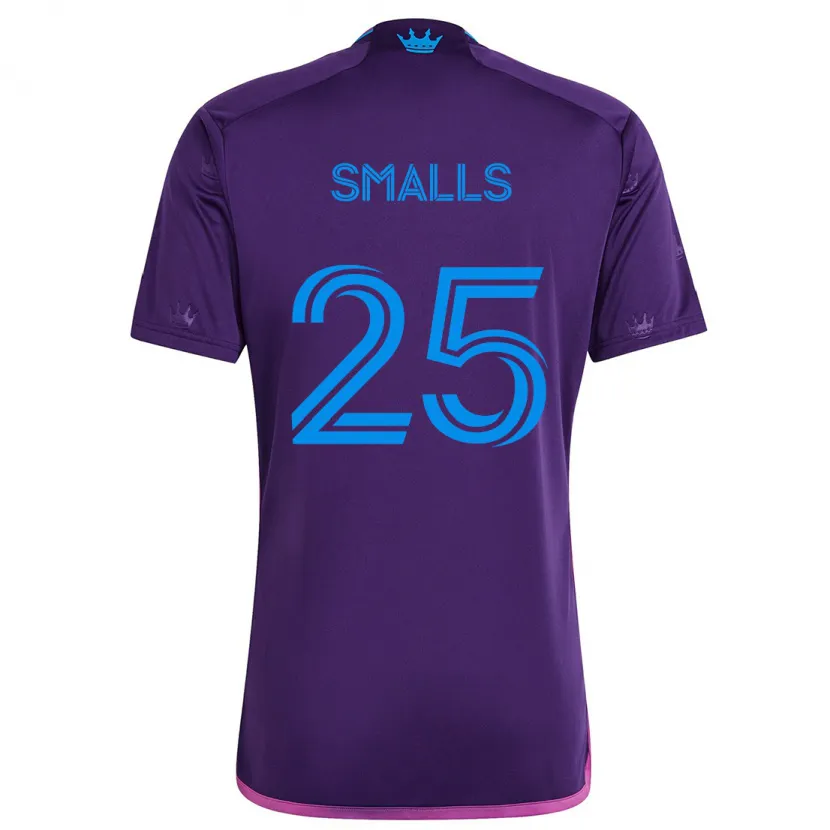 Danxen Kid Tyger Smalls #25 Purple Blue Away Jersey 2024/25 T-Shirt