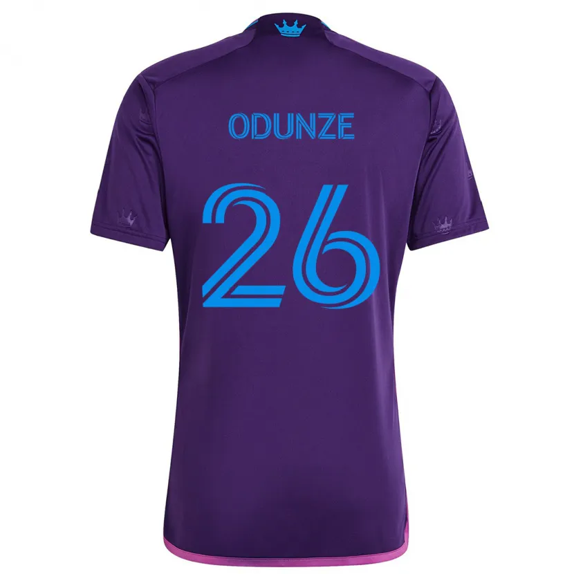 Danxen Kid Chituru Odunze #26 Purple Blue Away Jersey 2024/25 T-Shirt