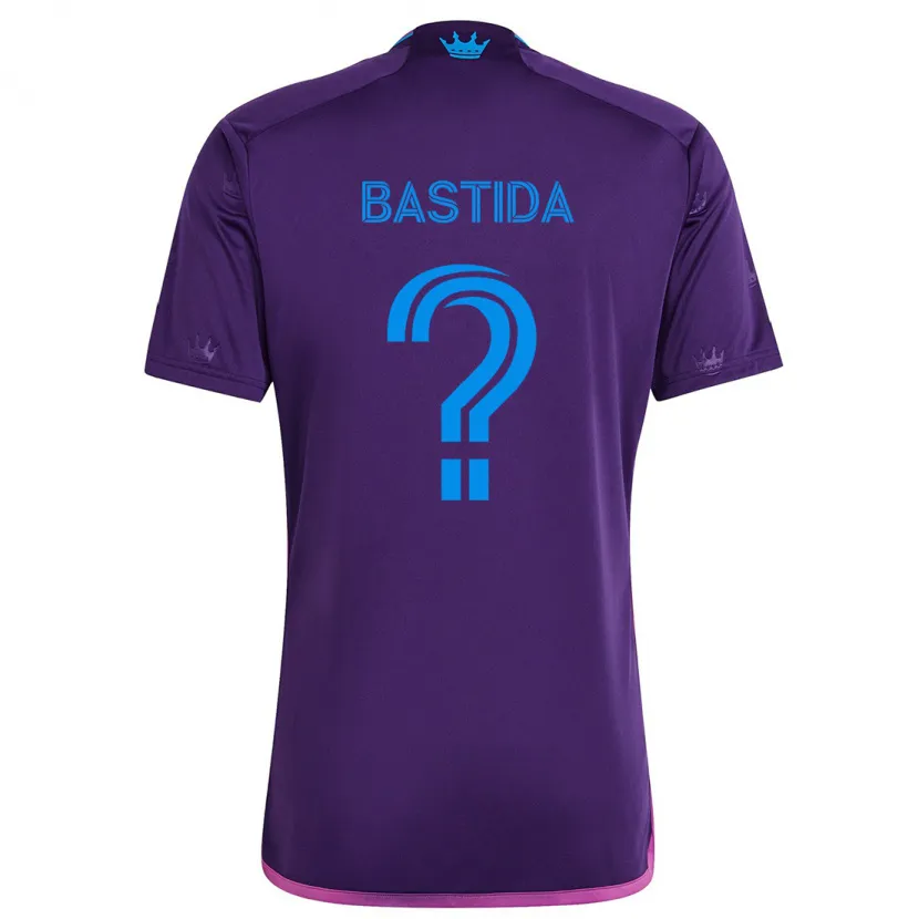 Danxen Kid Juan Martinez-Bastida #0 Purple Blue Away Jersey 2024/25 T-Shirt