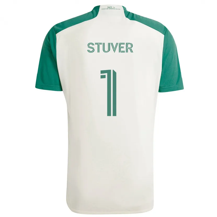 Danxen Kid Brad Stuver #1 Tan Green Away Jersey 2024/25 T-Shirt