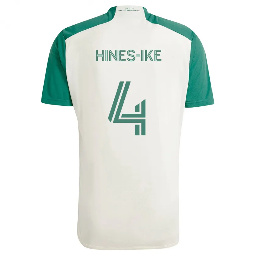 Danxen Kid Brendan Hines-Ike #4 Tan Green Away Jersey 2024/25 T-Shirt