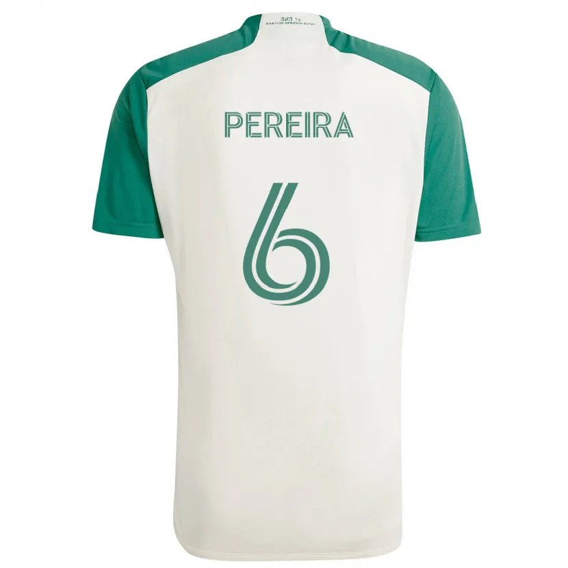 Danxen Kid Daniel Pereira #6 Tan Green Away Jersey 2024/25 T-Shirt