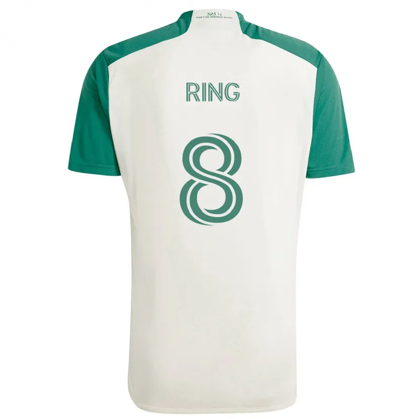 Danxen Kid Alexander Ring #8 Tan Green Away Jersey 2024/25 T-Shirt