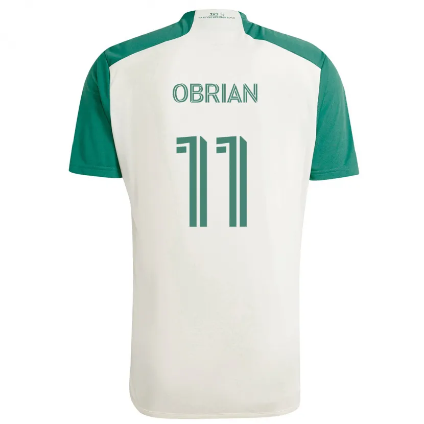 Danxen Kid Jáder Obrian #11 Tan Green Away Jersey 2024/25 T-Shirt