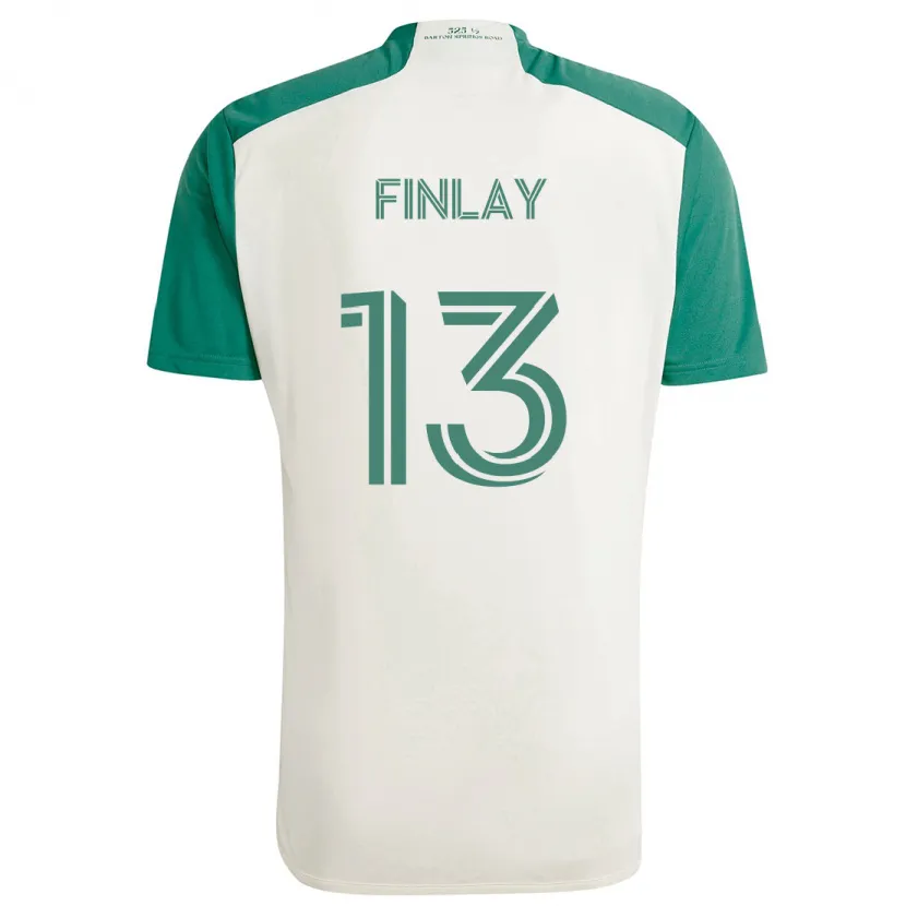 Danxen Kid Ethan Finlay #13 Tan Green Away Jersey 2024/25 T-Shirt