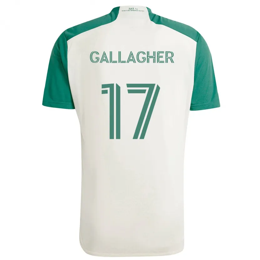 Danxen Kid Jon Gallagher #17 Tan Green Away Jersey 2024/25 T-Shirt