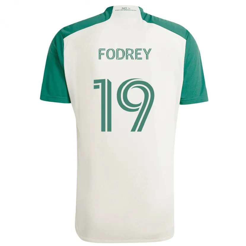 Danxen Kid Cj Fodrey #19 Tan Green Away Jersey 2024/25 T-Shirt