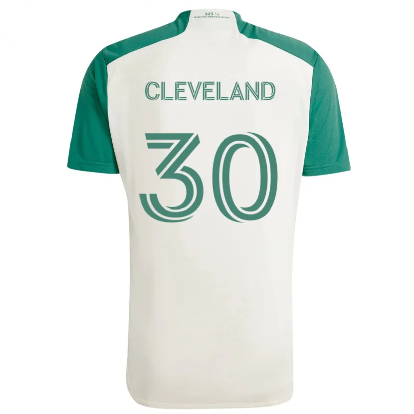 Danxen Kid Stefan Cleveland #30 Tan Green Away Jersey 2024/25 T-Shirt