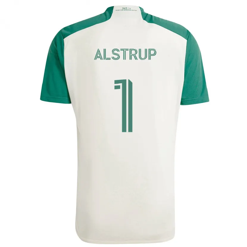 Danxen Kid Marcus Alstrup #1 Tan Green Away Jersey 2024/25 T-Shirt