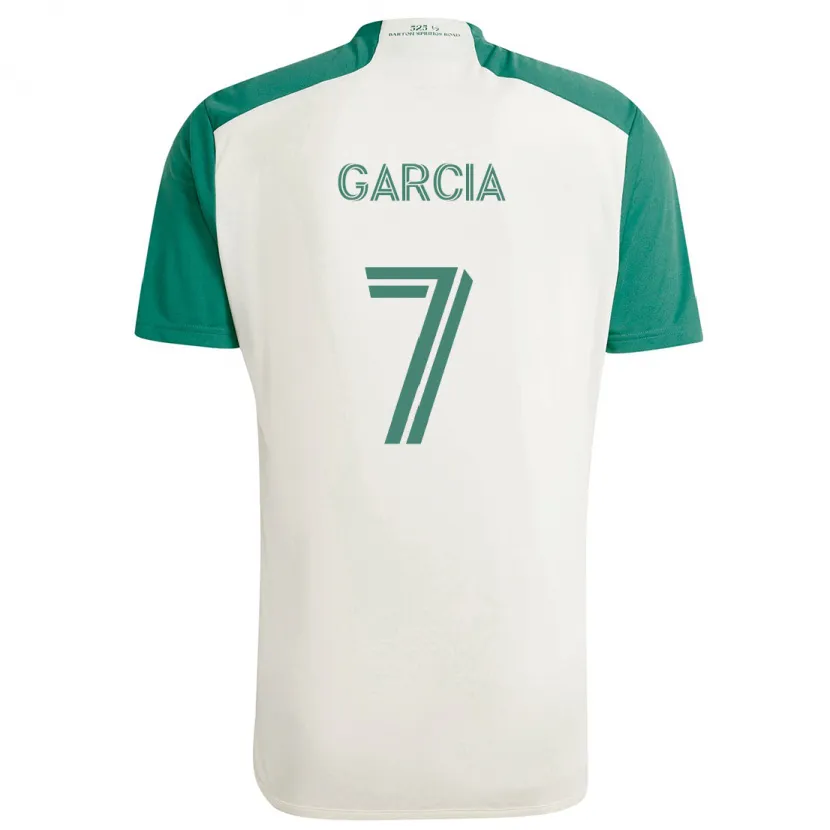 Danxen Kid Anthony García #7 Tan Green Away Jersey 2024/25 T-Shirt