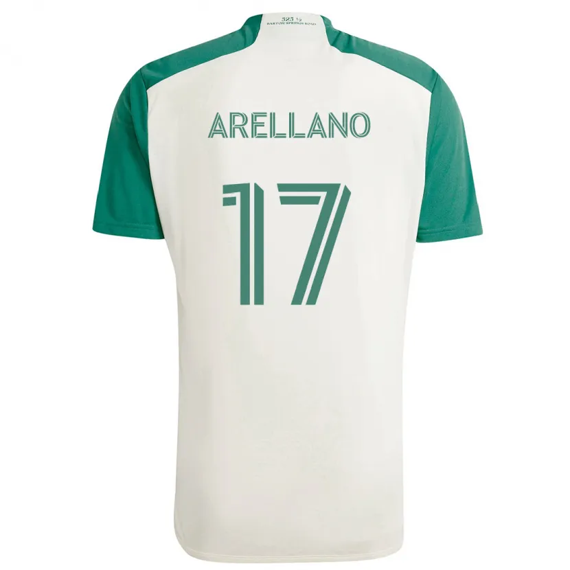 Danxen Kid Bryan Arellano #17 Tan Green Away Jersey 2024/25 T-Shirt