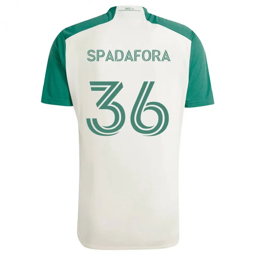 Danxen Kid Luke Spadafora #36 Tan Green Away Jersey 2024/25 T-Shirt