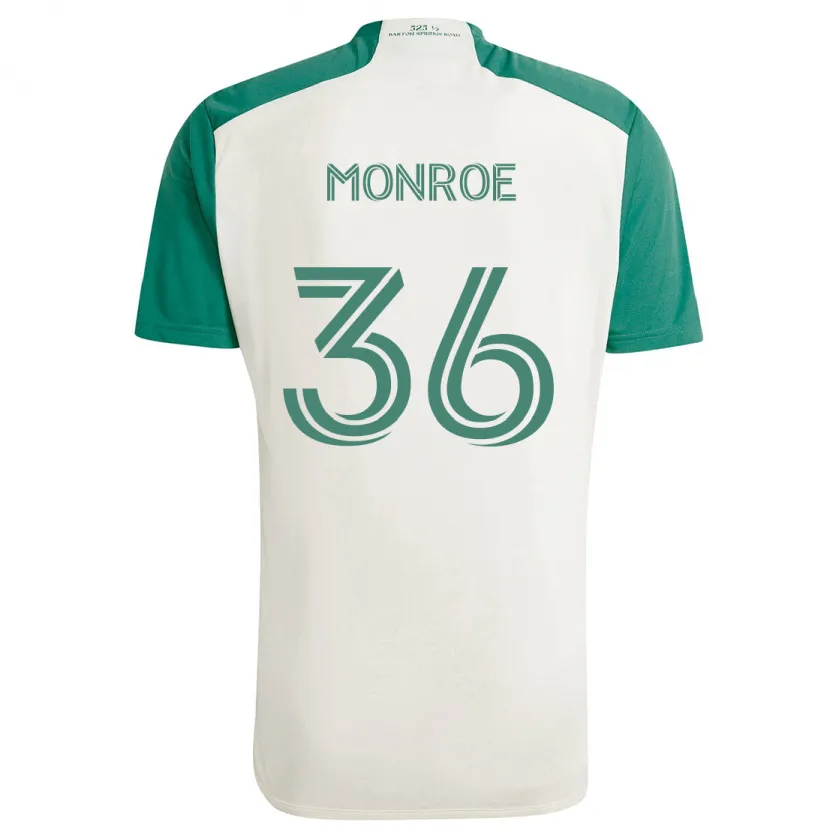 Danxen Kid Greg Monroe #36 Tan Green Away Jersey 2024/25 T-Shirt