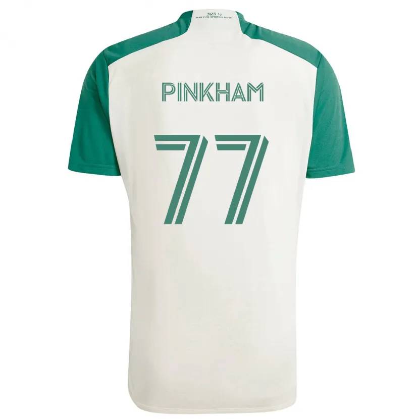 Danxen Kid Chris Pinkham #77 Tan Green Away Jersey 2024/25 T-Shirt