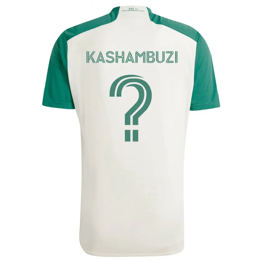 Danxen Kid Nick Kashambuzi #0 Tan Green Away Jersey 2024/25 T-Shirt