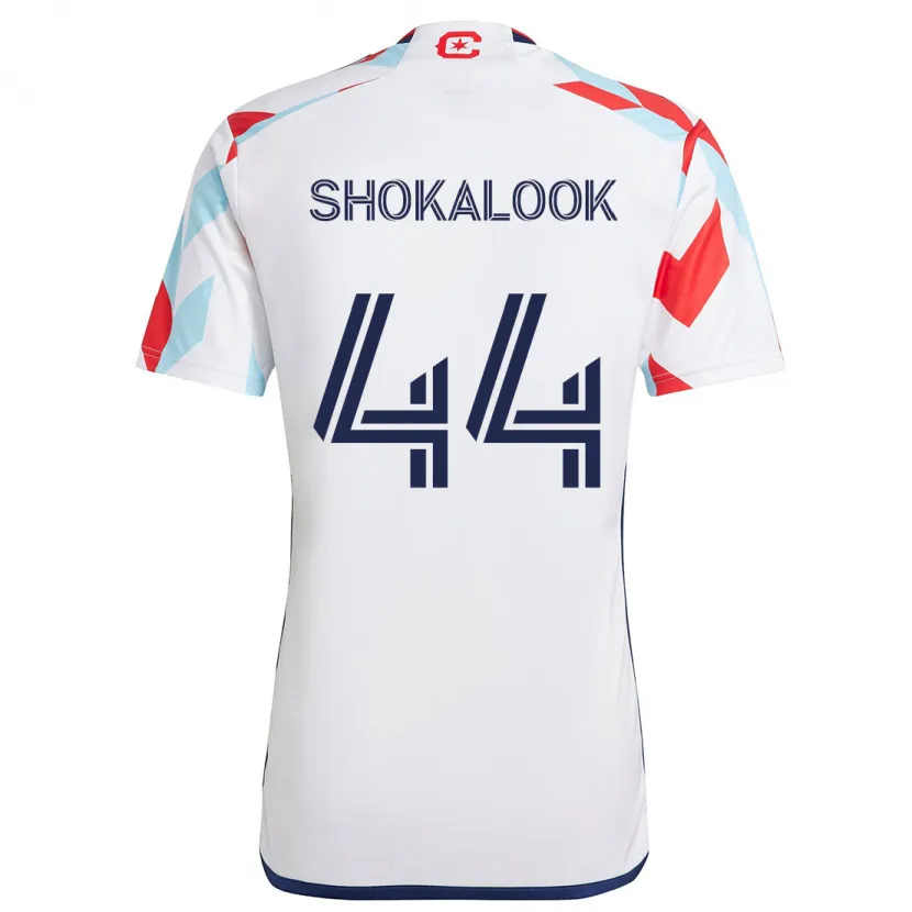 Danxen Kid Jason Shokalook #44 White Red Blue Away Jersey 2024/25 T-Shirt