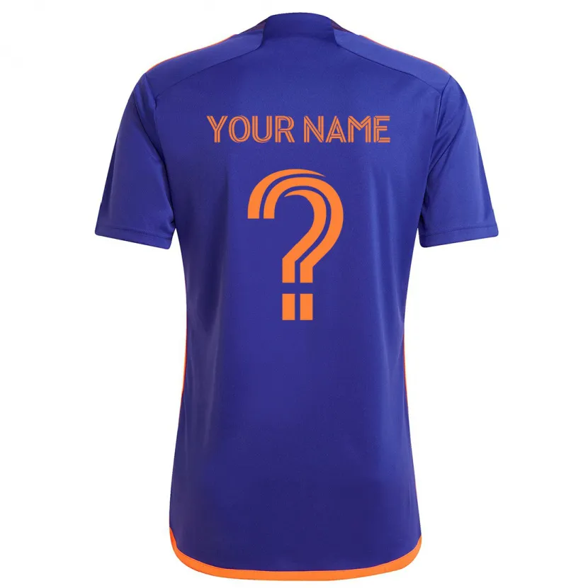 Danxen Kid Your Name #0 Purple Orange Away Jersey 2024/25 T-Shirt