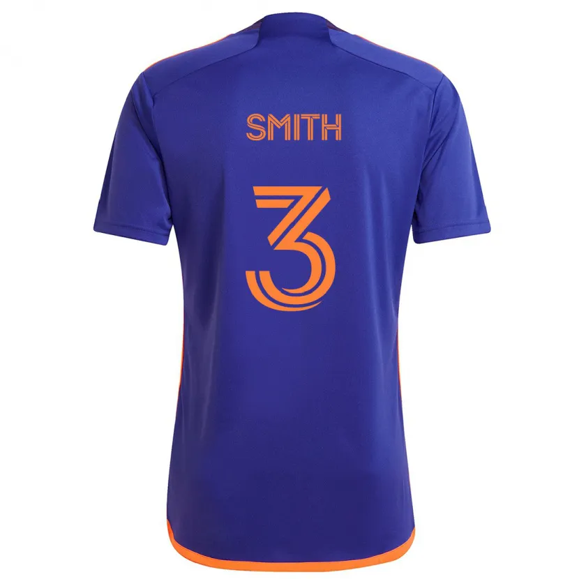 Danxen Kid Brad Smith #3 Purple Orange Away Jersey 2024/25 T-Shirt