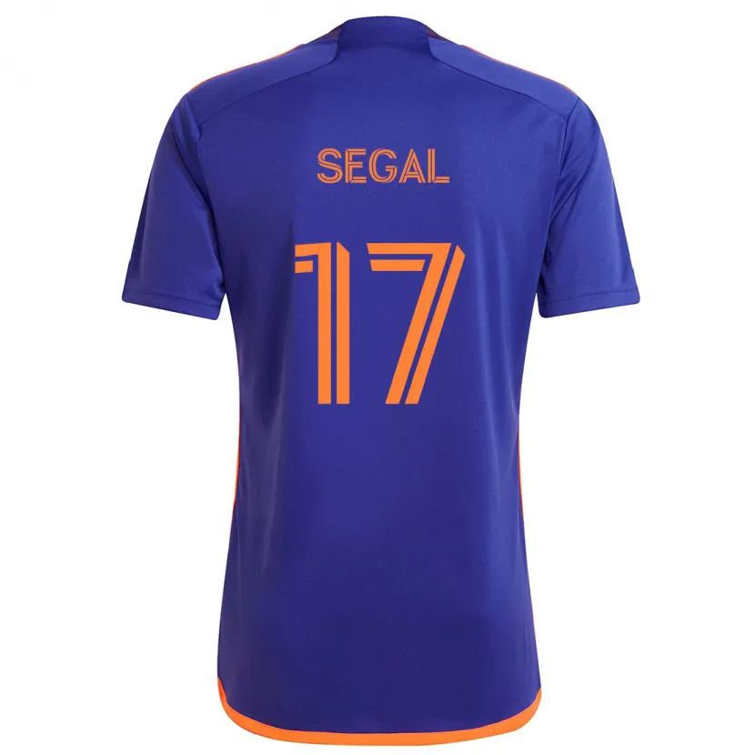 Danxen Kid Gabriel Segal #17 Purple Orange Away Jersey 2024/25 T-Shirt