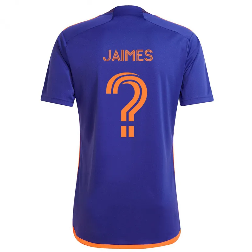 Danxen Kid Angel Jaimes #0 Purple Orange Away Jersey 2024/25 T-Shirt