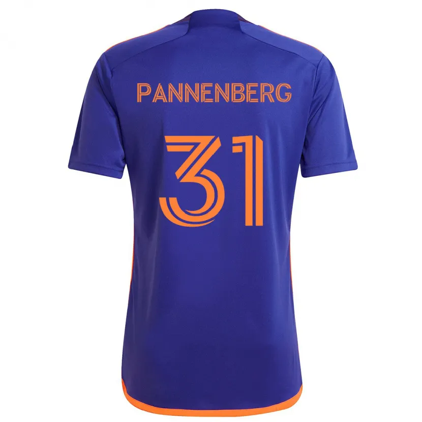 Danxen Kid Andrew Pannenberg #31 Purple Orange Away Jersey 2024/25 T-Shirt