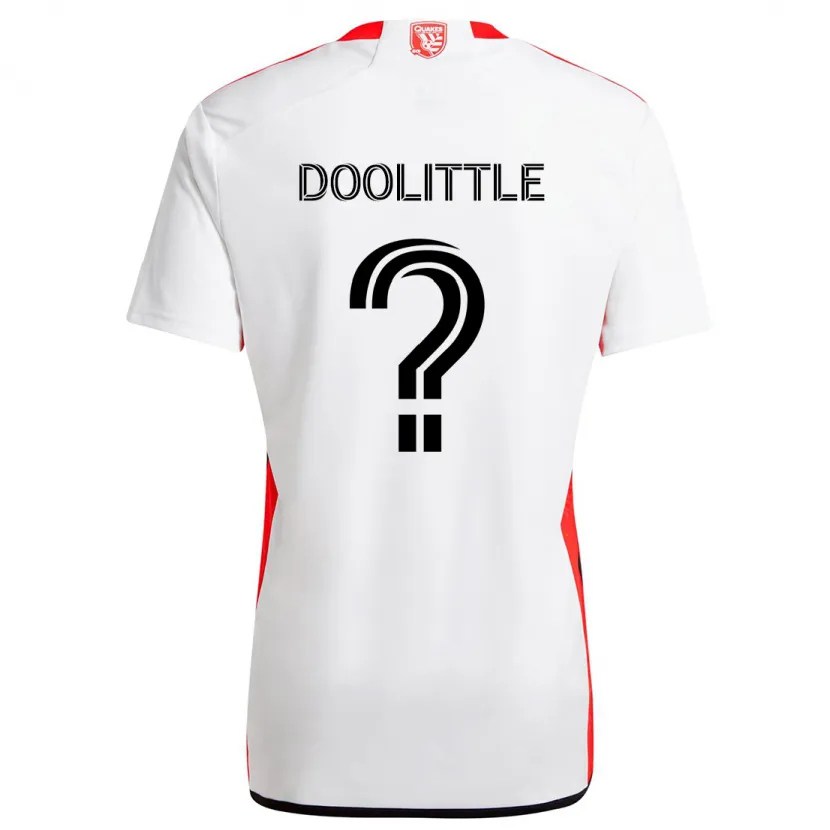 Danxen Kid Brooks Doolittle #0 White Red Away Jersey 2024/25 T-Shirt