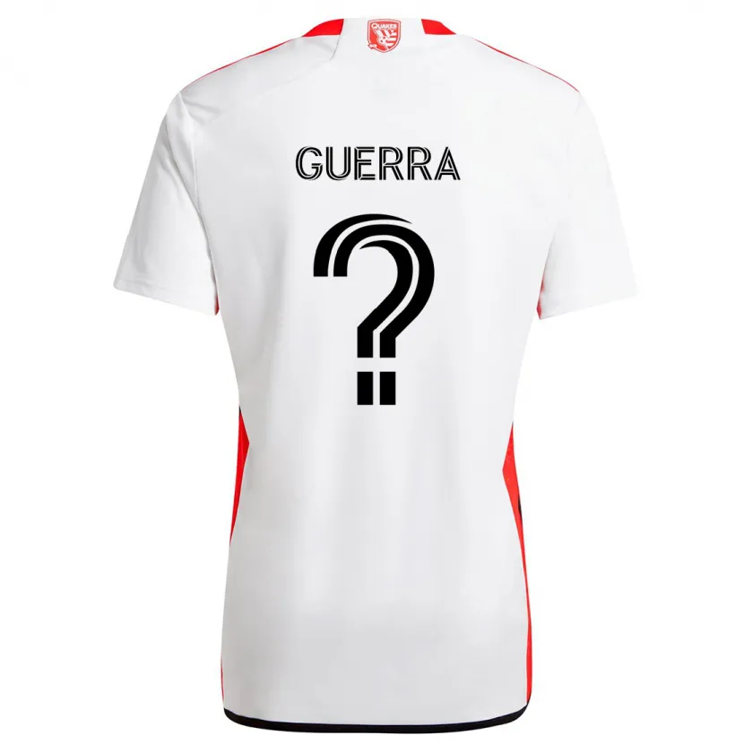 Danxen Kid Mathew Guerra #0 White Red Away Jersey 2024/25 T-Shirt