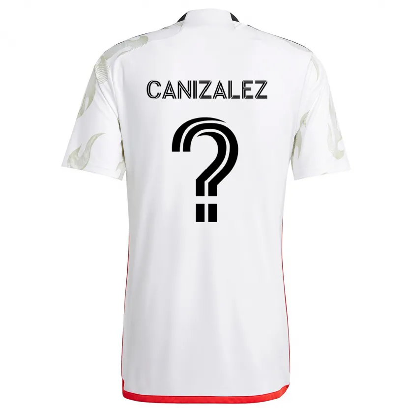 Danxen Kid Henry Canizalez #0 White Red Black Away Jersey 2024/25 T-Shirt