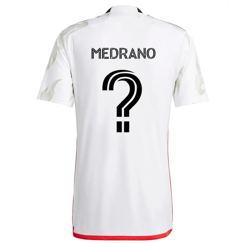 Danxen Kid Gael Medrano #0 White Red Black Away Jersey 2024/25 T-Shirt