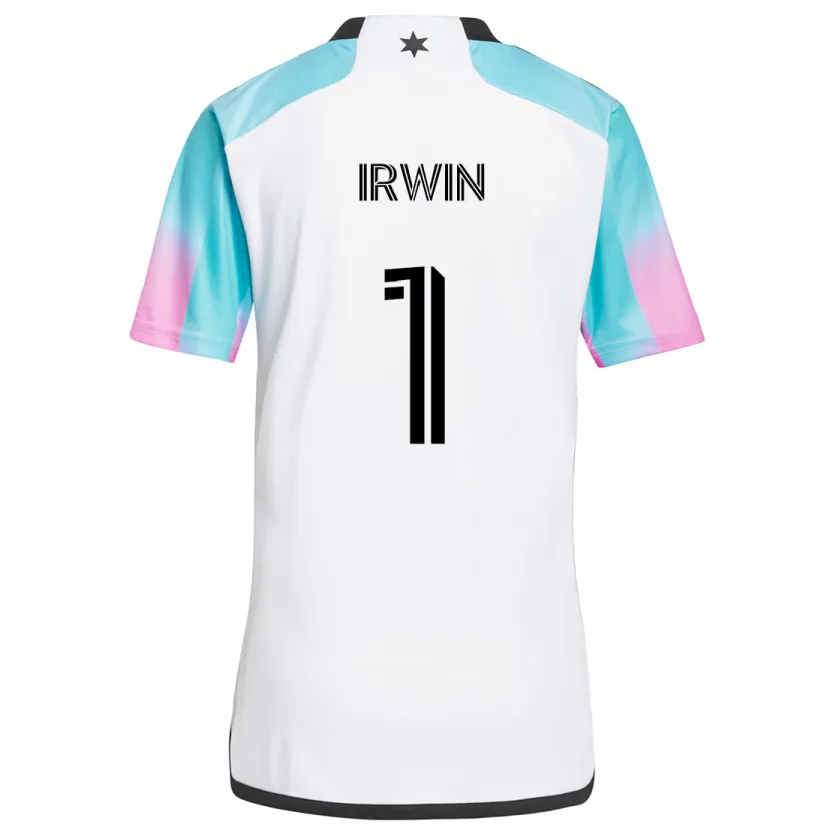 Danxen Kid Clint Irwin #1 White Blue Black Away Jersey 2024/25 T-Shirt